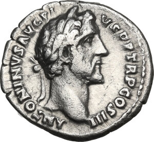 obverse: Marcus Aurelius as Caesar (139-161).. AR Denarius. Struck under Antoninus Pius, 140 AD