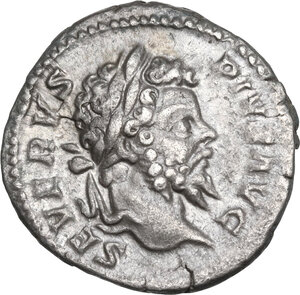obverse: Septimius Severus (193-211) . AR Denarius, 202 AD