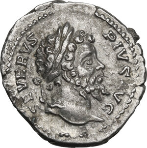 obverse: Septimius Severus (193-211).. AR Denarius, 206 AD