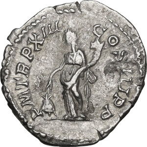 reverse: Septimius Severus (193-211).. AR Denarius, 206 AD
