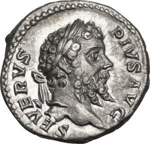 obverse: Septimius Severus (193-211).. AR Denarius, 202-210 AD