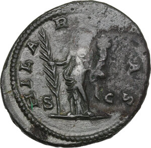 reverse: Julia Domna (died 217 AD).. AE As. Struck under Septimius Severus, 198-200 AD