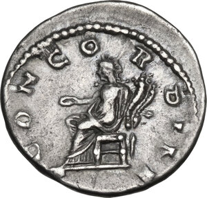 reverse: Plautilla, wife of Caracalla (died 212 AD).. AR Denarius. Struck under Caracalla