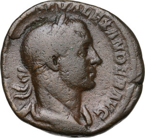 obverse: Severus Alexander (222-235).. AE Sestertius, 227 AD