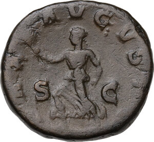 reverse: Severus Alexander (222-235).. AE Sestertius, 227 AD