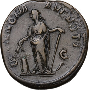 reverse: Severus Alexander (222-235).. AE Sestertius, 231 AD