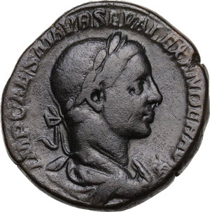 obverse: Severus Alexander (222-235).. AE Sestertius