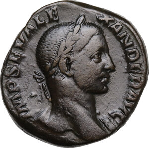 obverse: Severus Alexander (222-235).. AE Sestertius