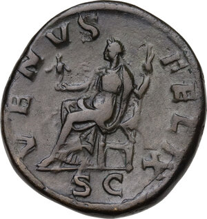 reverse: Julia Mamaea, mother of Severus Alexander (died 235 AD).. AE Sestertius. Struck under Severus Alexander