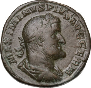 obverse: Maximinus I (235-238).. AE Sestertius, late 236-237 AD
