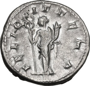 reverse: Gordian III (238-244).. AR Antoninianus, 244 AD