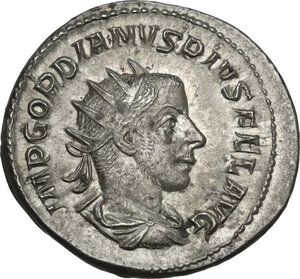 obverse: Gordian III (238-244).. AR Antoninianus, 243-244 AD