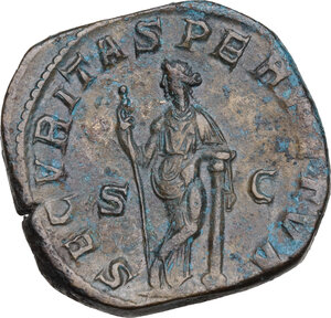 reverse: Gordian III (238-244).. AE Sestertius, 243 AD