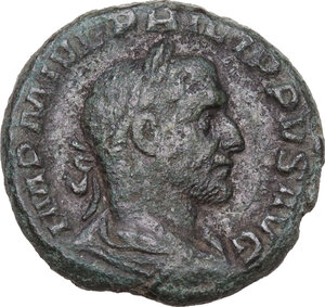 obverse: Philip I (244-249).. AE As, 248 AD