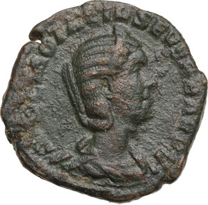 obverse: Otacilia Severa, wife of Philip I (244-249).. AE Sestertius. Struck under Philip I
