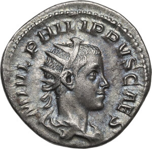 obverse: Philip II (244-249).. AR Antoninianus