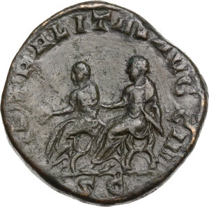 reverse: Philip II (244-249).. AE Sestertius