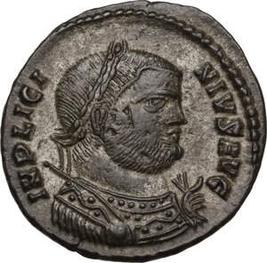 obverse: Licinius I (308-324).. AE 19 mm. Heraclea mint, 318-320 AD