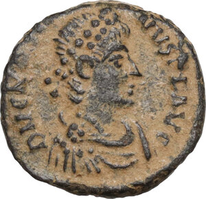 obverse: Arcadius (383-408).. AE 13 mm. Antioch mint, 383-388 AD