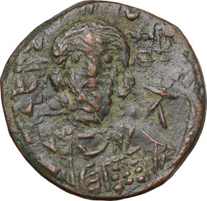 obverse: Michael VII Ducas (1071-1078).. AE Follis. Constantinople mint