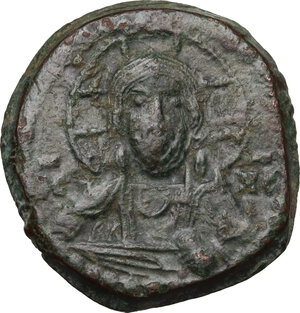 obverse: Anonymous Folles. Temp. Romanus III (circa 1028-1034).. AE Follis. Constantinople mint