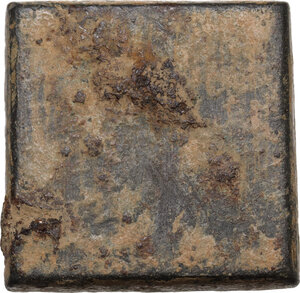 reverse: AE 2 Ounces Square Commercial Weight, 5th-7th centuries AD