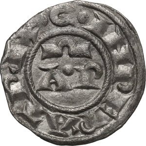 reverse: Italy..  Enrico VI (1194-1197). BI Denar, Sicily, Brindisi mint