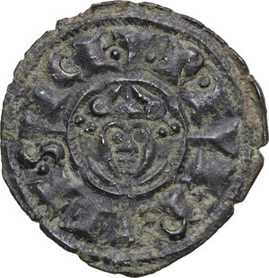 reverse: Italy .  Federico II di Svevia (1218-1250).. BI Denar, Brindisi mint