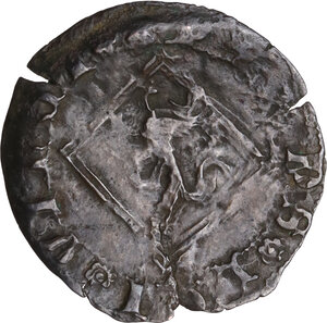 obverse: Spain.  Henry IV of Castile (1425-1474).. AE Blanca de Rombo. Avila