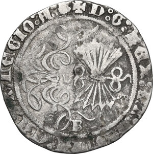 reverse: Spain.  Fernando V and Isabel I (1474-1504).. AR Real, Burgos mint