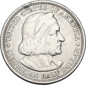 obverse: USA. Columbian Exposition AR half dollar 1893