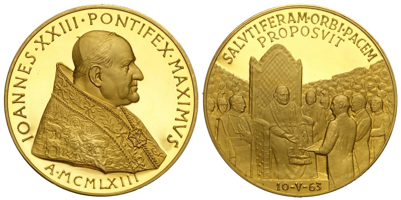 obverse: Giovanni XXIII, Medaglia straordinaria 1963 