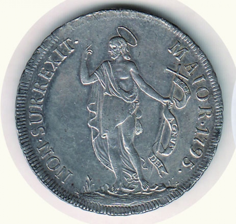obverse: Genova - Dogi biennali - 4 Lire 1795
