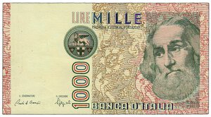 obverse: FALSO - 1.000 Lire Marco Polo Decr 06/01/1982.