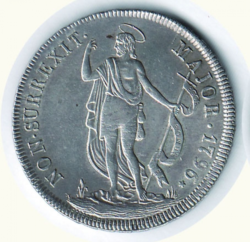 obverse: GENOVA - Dogi biennali - 4 Lire 1796.