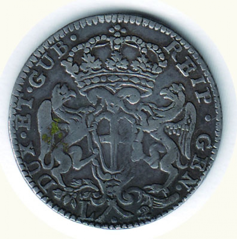 reverse: GENOVA - Dogi biennali - 2 Lire 1793
