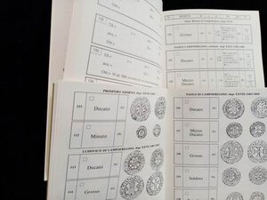 reverse: RICCI EMANUELE Mancolista delle monete coniate dalla zecca di Genova mdel 1139 al 1860 - 2 volumi (descrizione e disegni delle monete) 12x17 cm - brossura - 1985 Genova.