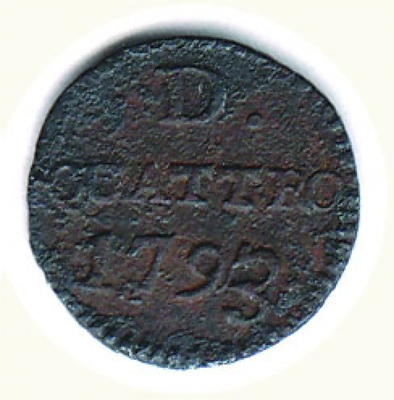 reverse: GENOVA - Dogi biennali - 4 Denari 1793.