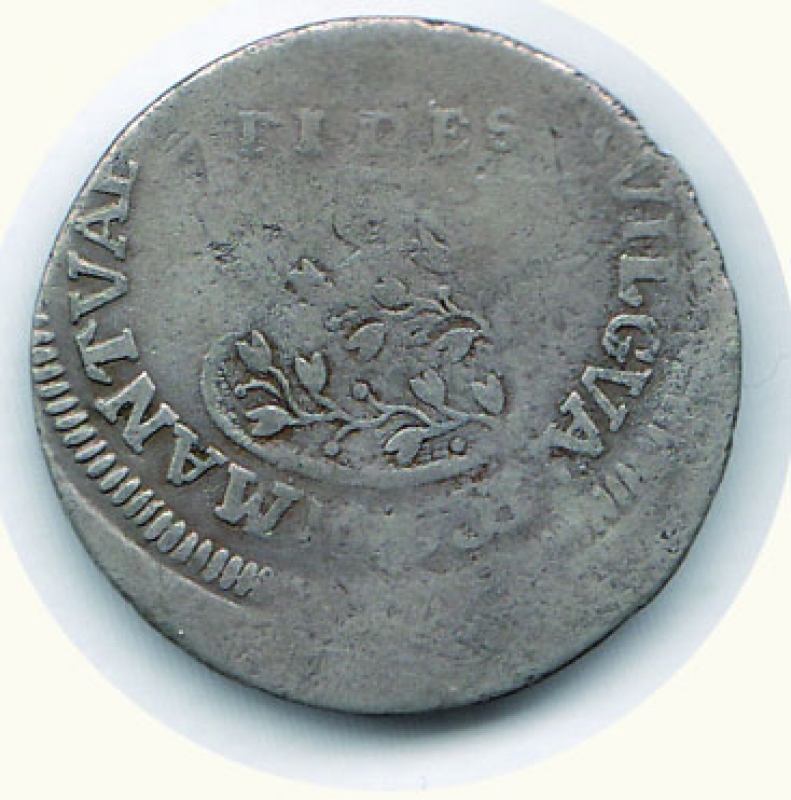 reverse: MANTOVA - Ferdinando Carlo Gonazga Nevers (1668-1707) - Lira 1689