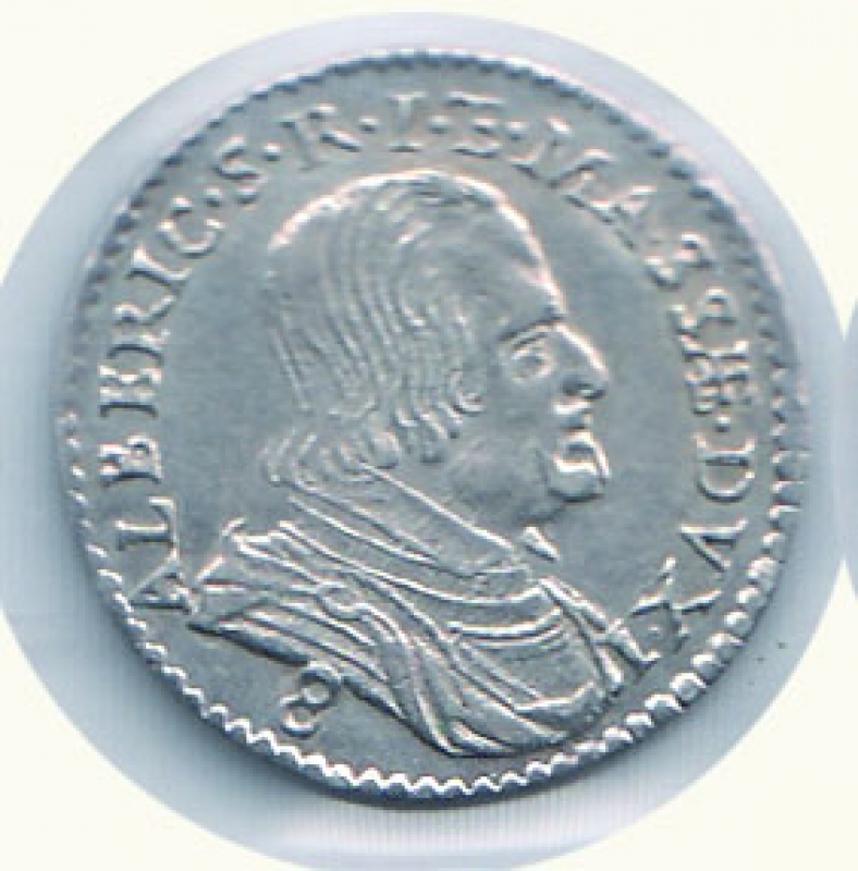 obverse: MASSA IN LUNIGIANA - Alberigo II Cibo Malaspina - Da otto Bolognini 1665