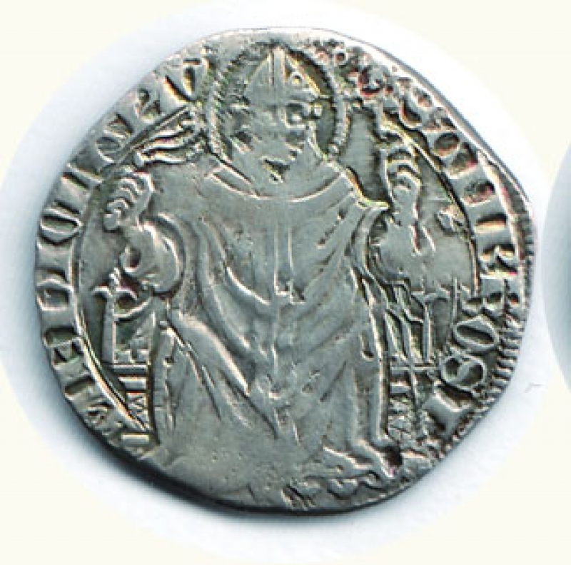 obverse: MILANO - Bernabò e Galeazzo II Visconti (1355-1378) - Pegione