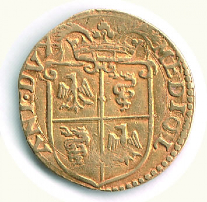 reverse: MILANO - Filippo II - Doppia 1578.