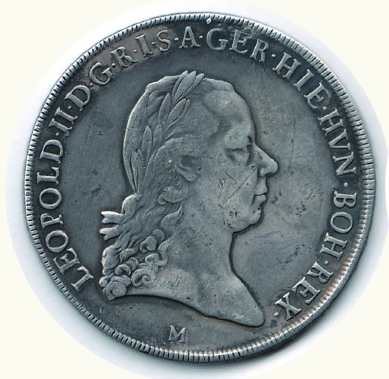 obverse: MILANO - Leopoldo II (1790-1792) - Crocione.