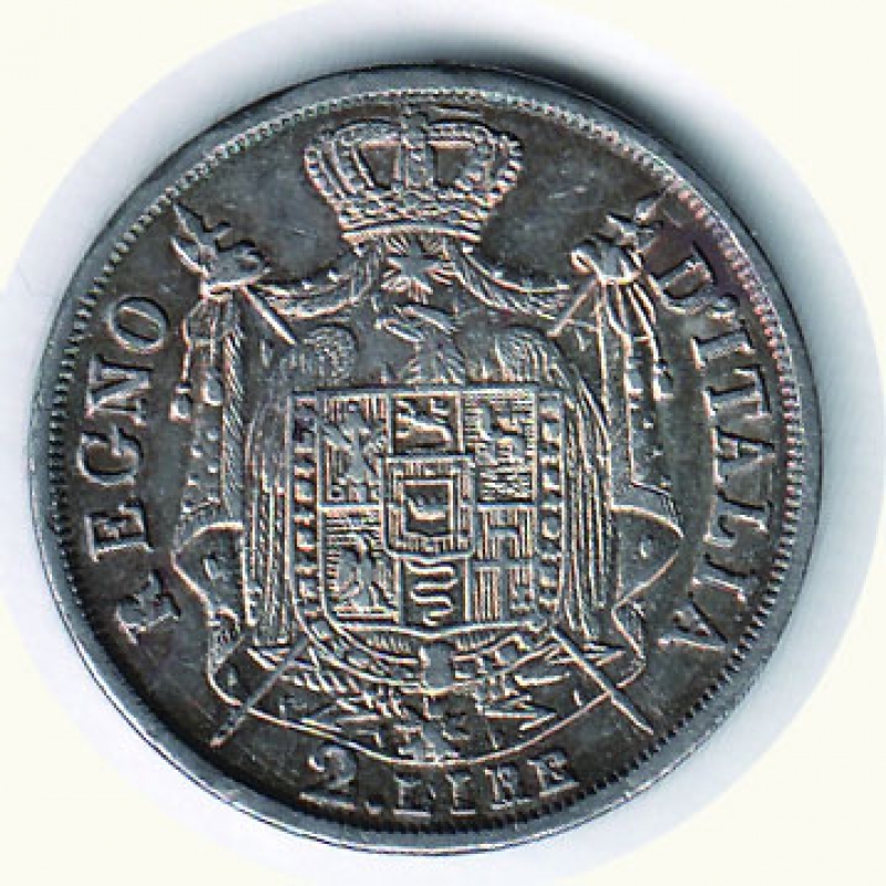 reverse: Milano - Napoleone (1805-1814) - 2 Lire 1810