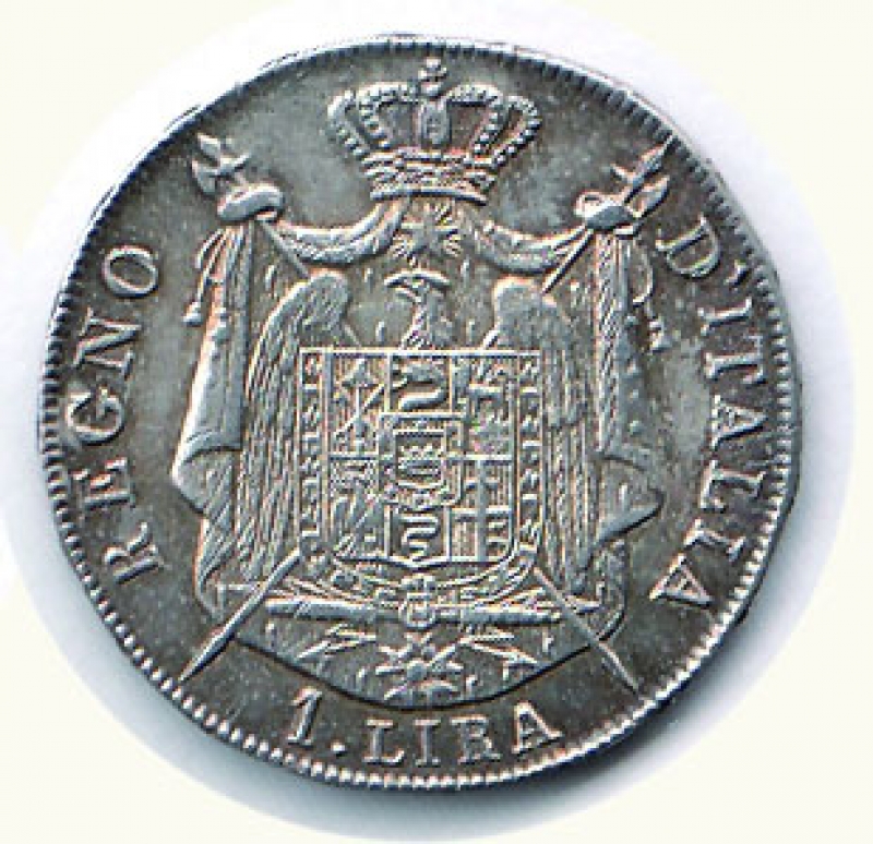 reverse: MILANO - Napoleone - Lira 1808