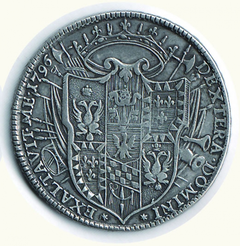 reverse: MODENA - Ercole III d’Este (1780-1796) - Tallero 1796