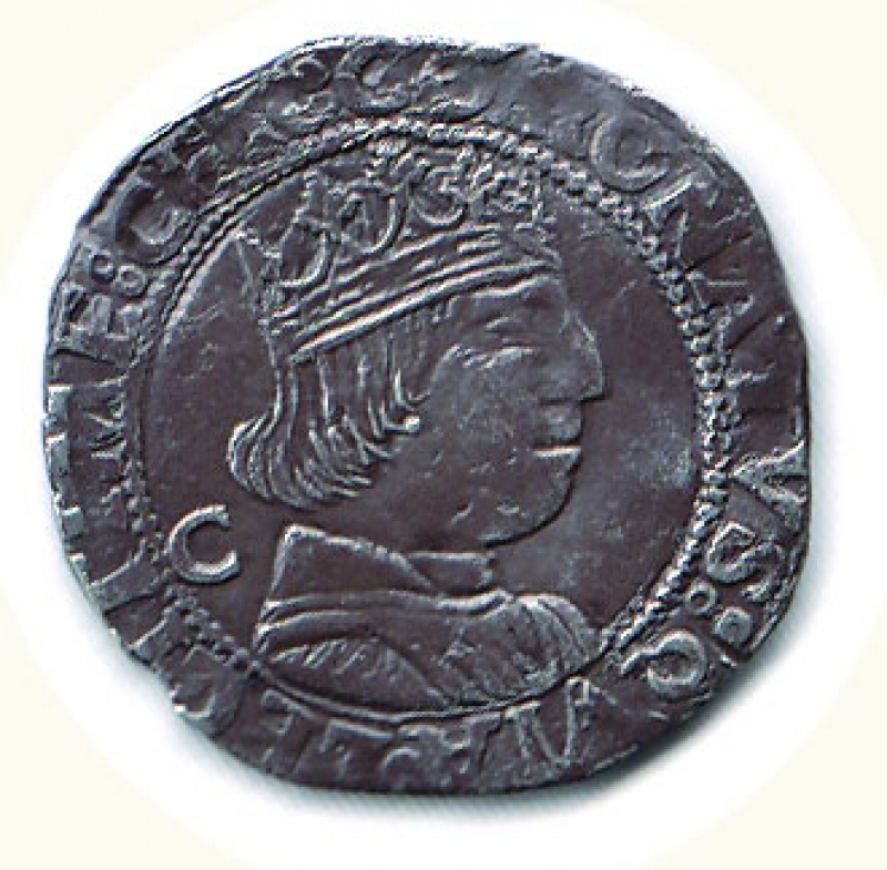 obverse: NAPOLI - Ferdinando  I d’Aragona (Ferrante) (1458-1494) - Coronato.