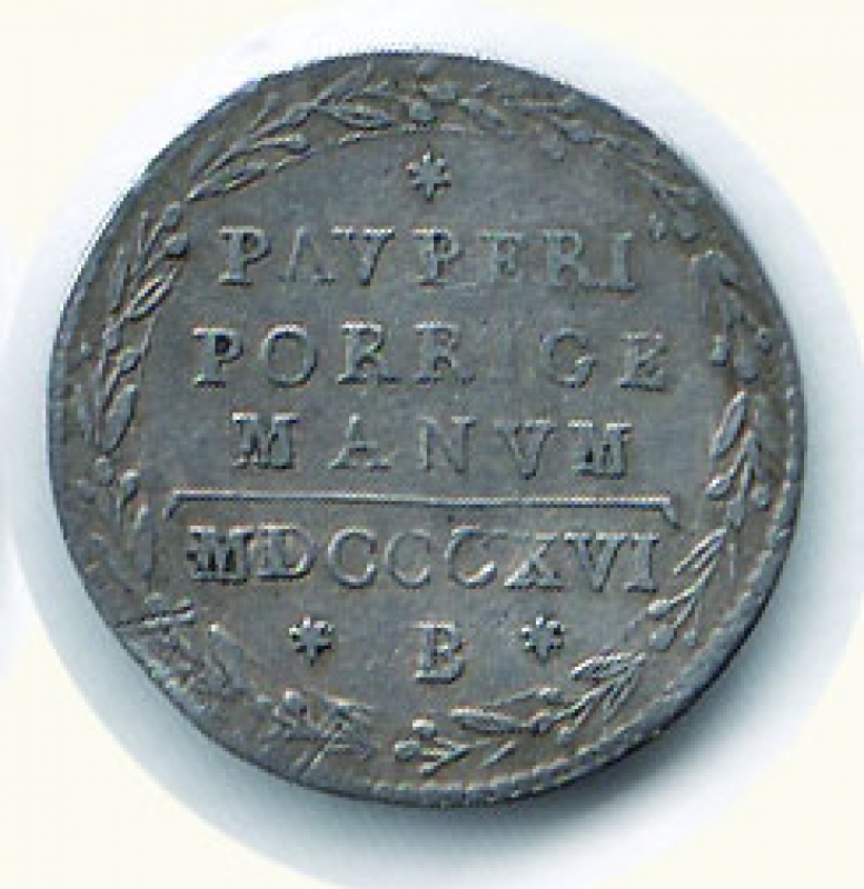 reverse: BOLOGNA - Pio VII - Grosso 1816 A. XVI.