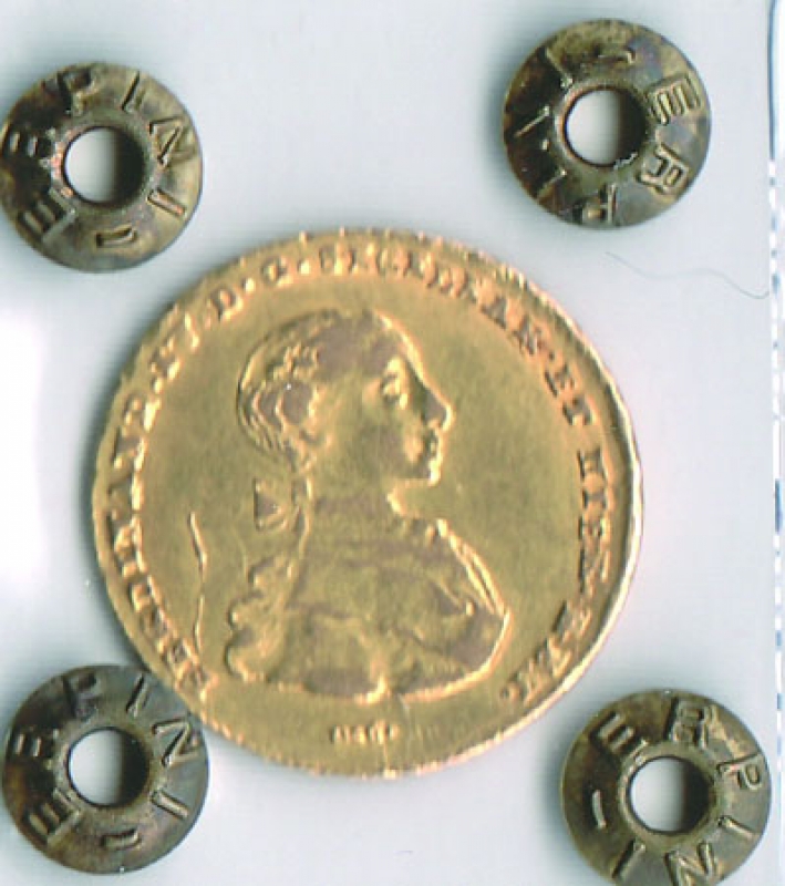 obverse: NAPOLI - Ferdinando IV - 4 Ducati 1767
