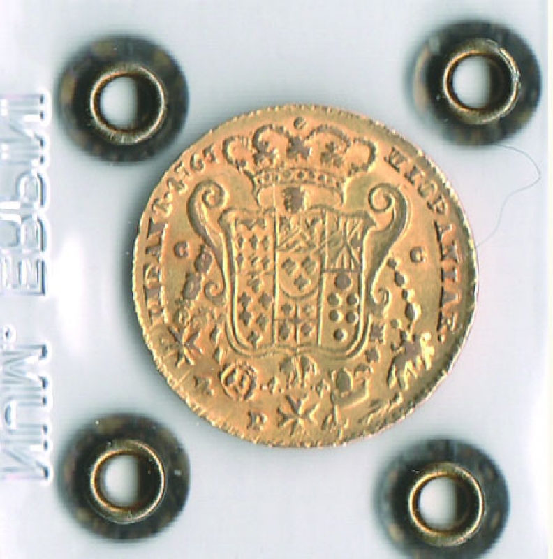 reverse: NAPOLI - Ferdinando IV - 4 Ducati 1767